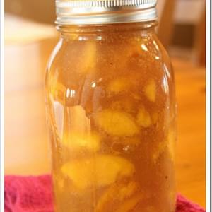 Homemade Canned Peach Pie Filling