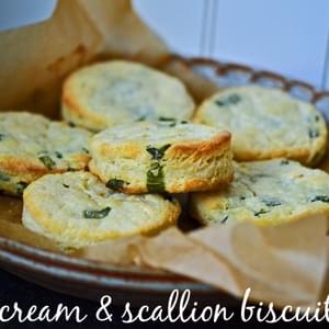 Sour Cream & Scallion Biscuits
