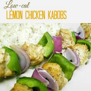 Low Fat Lemon Chicken Kabobs