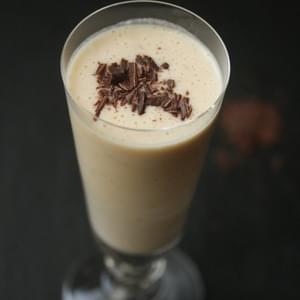 Healthy Peanut Butter Banana Smoothie with Cacao Nibs