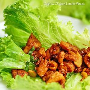 Chicken Cashew Lettuce Wraps