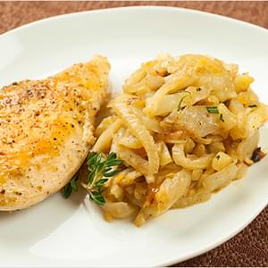 Chicken and Caramelized Fennel with Orange Rosemary