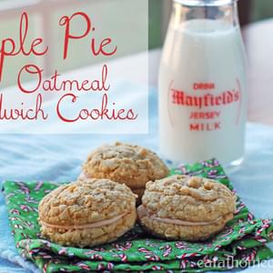 Apple Pie Oatmeal Sandwich Cookies and a Giveaway from Wilton and Duncan Hines