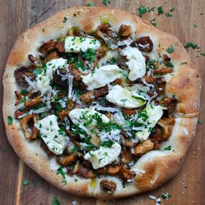 Wild Mushroom and Crescenza Pizza