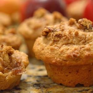 Easy Whole Wheat Apple Muffins