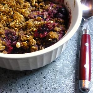 Spiced Berry Crumble
