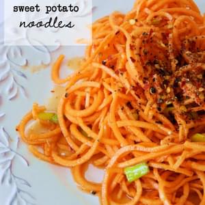 Sweet Potato Noodles ~ plus, Meal Plan Week Five