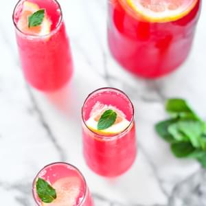 Pomegranate Lemonade Spritzers