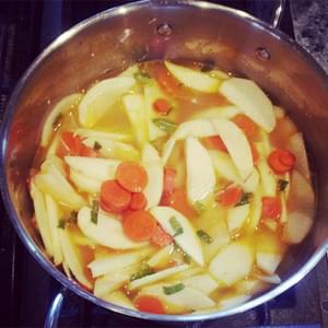 Exotic Squash, Carrot, & Apple Soup