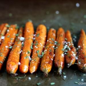 Balsamic Roasted Baby Carrots