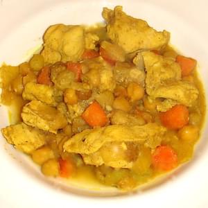 Moroccan Chicken and Chickpea Stew
