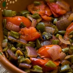 Nopalitos with Tomatoes and Onions