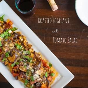 Roasted Eggplant and Tomato Salad