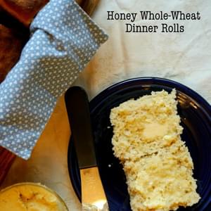 Honey Whole Wheat Dinner Rolls