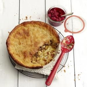 Chicken Pot Pie with Pickled Beets