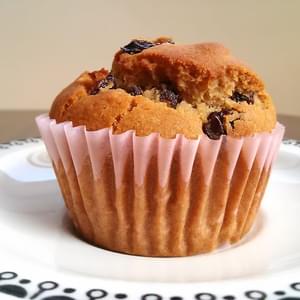 Agave Ginger Raisin Muffins (Vegan & Gluten-Free)