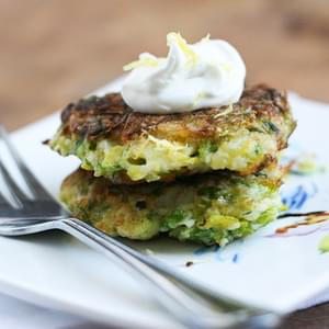 Leek & Brussels Sprouts Fritters