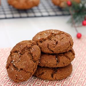Grain-free Spiced Molasses Cookies – Gluten-free & Dairy-free