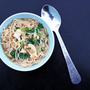 Easy Asian Chicken Noodle Soup (a.k.a. Homemade Ramen)