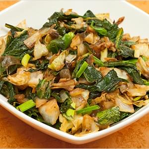Sauteed Cabbage and Kale