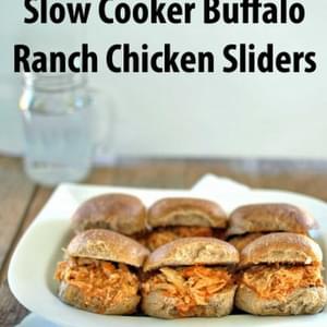 Slow Cooker Buffalo Ranch Chicken Sliders