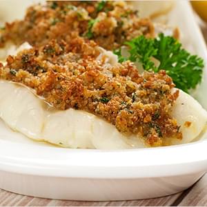 Cod With Lemon-Parsley Crumb Topping