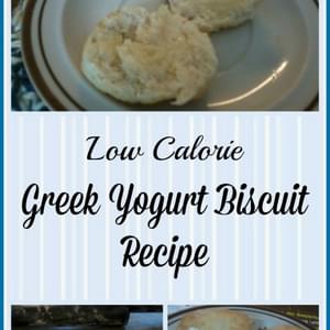 Low Calorie Greek Yogurt Biscuit