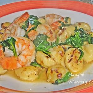 Gnocchi With Shrimp and Spinach