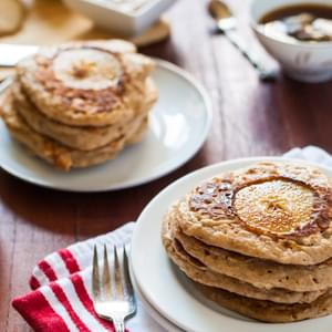 Brown Butter Pear Spiced Pancakes