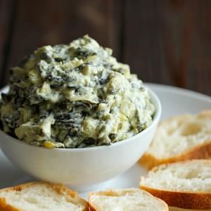 Slow Cooker Spinach and Artichoke Dip