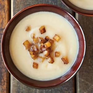 Celery Root Puree with Caramelized Apples