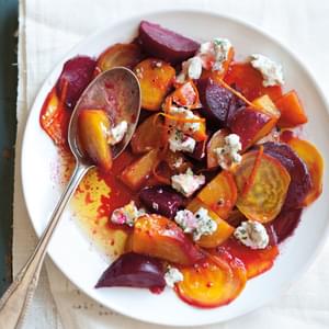Roasted Beets with Orange and Herbed Goat Cheese