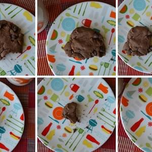 Double Dark Chocolate Coconut Pecan Cookies