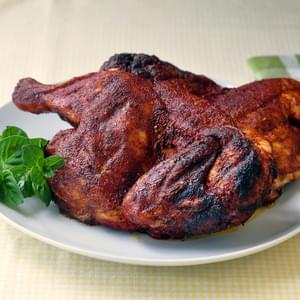 Dry Spice Rubbed Barbeque Chicken