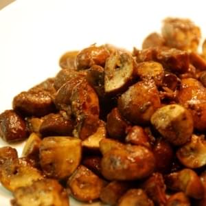 Spicy Sautéed Mushrooms with Anchovy