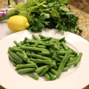 Green Beans with Lemon & Parsley
