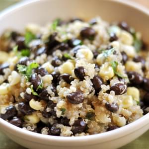 Black Bean and Sweet Corn Quinoa Salad