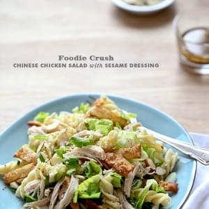 Chinese Chicken Salad with Sesame Dressing