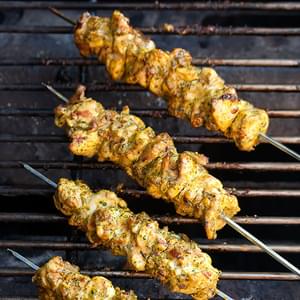 Grilled Chermoula Chicken Skewers
