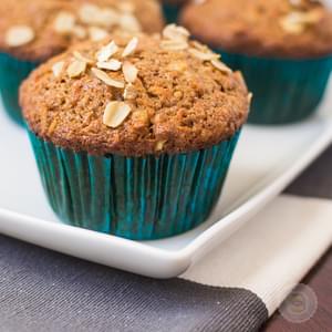 SUPER MOIST AND HEALTHY CARROT CAKE MUFFINS