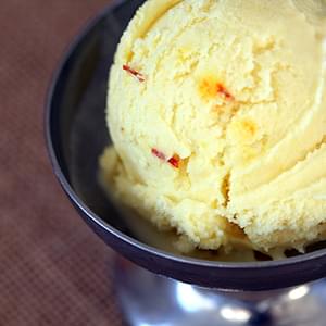 Quick Coconut Ice Cream Recipe with Saffron