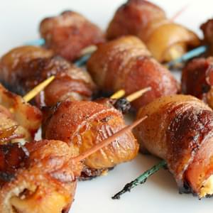 Bacon-Wrapped Figs with Goat Cheese