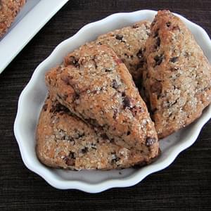 Chocolate and Toffee Chip Scones with Pecans