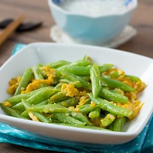 Stir-fried French Beans with Egg