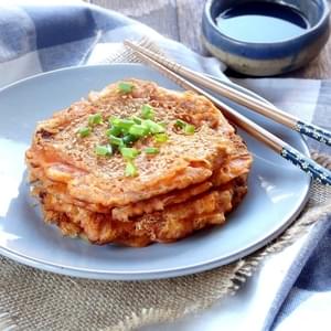 Vegan Kimchi Pancakes