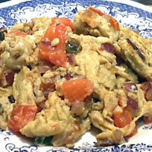 GINNY'S SPICY INDIAN-STYLE SCRAMBLED EGGS