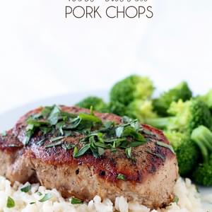Herb Rubbed Pork Chops