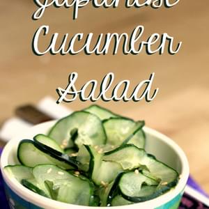 Japanese Cucumber Salad.