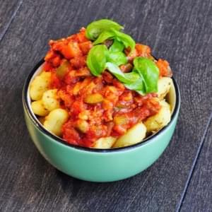 Tempeh Bolognese Sauce with Gnocchi