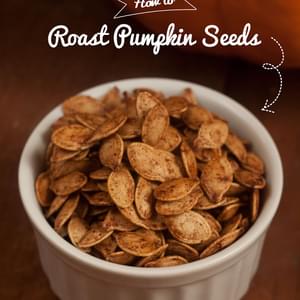 Cinnamon Sugar Roasted Pumpkin Seeds